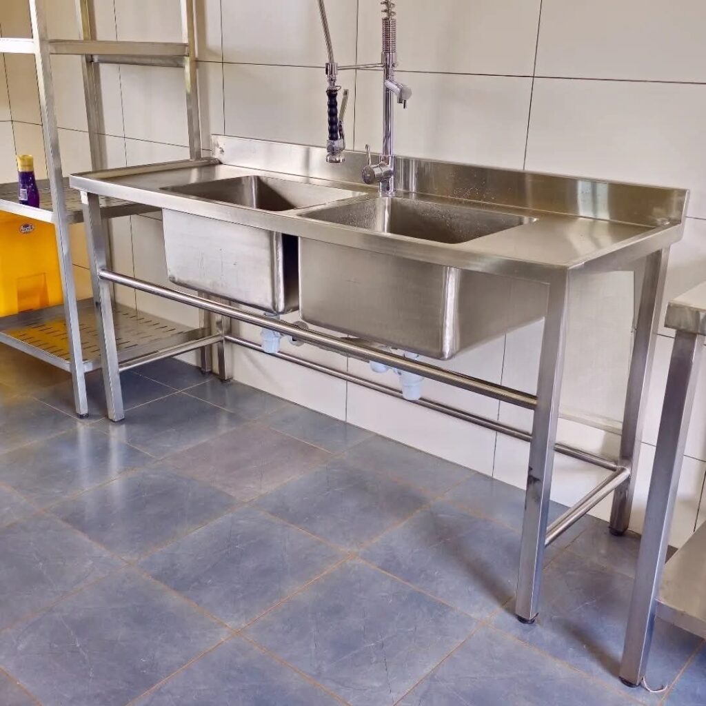 Double sinks - pro stainless steel