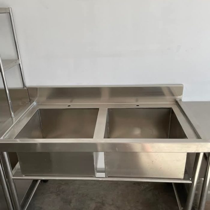 double sinks stainless