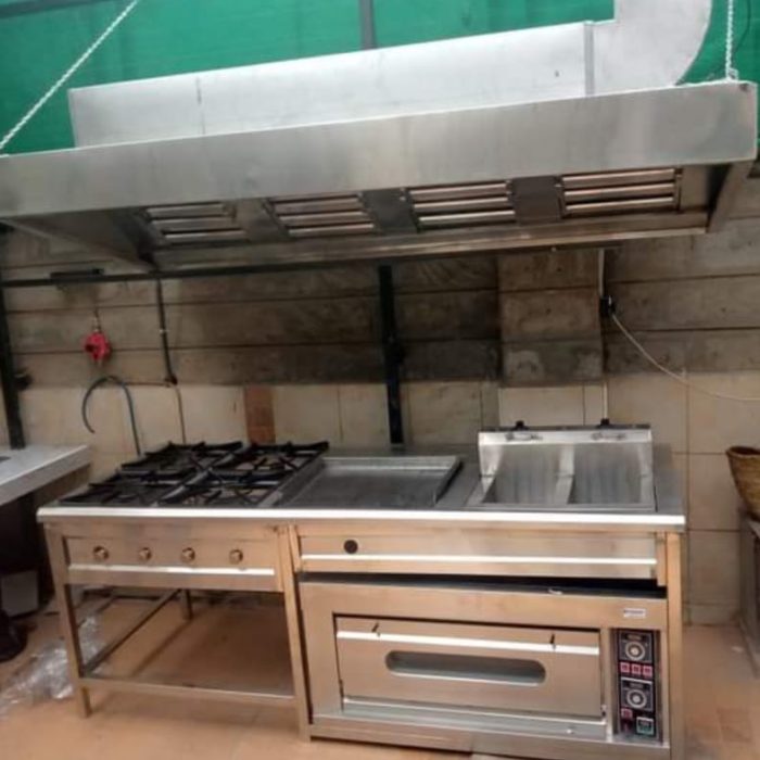 combined cooker units gas hob and oven