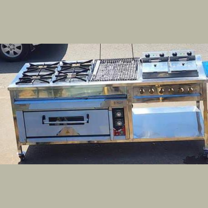 Combined cooking unit