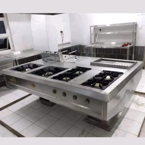 Kitchen combined cooking units