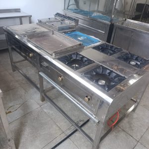 Combined cooking units