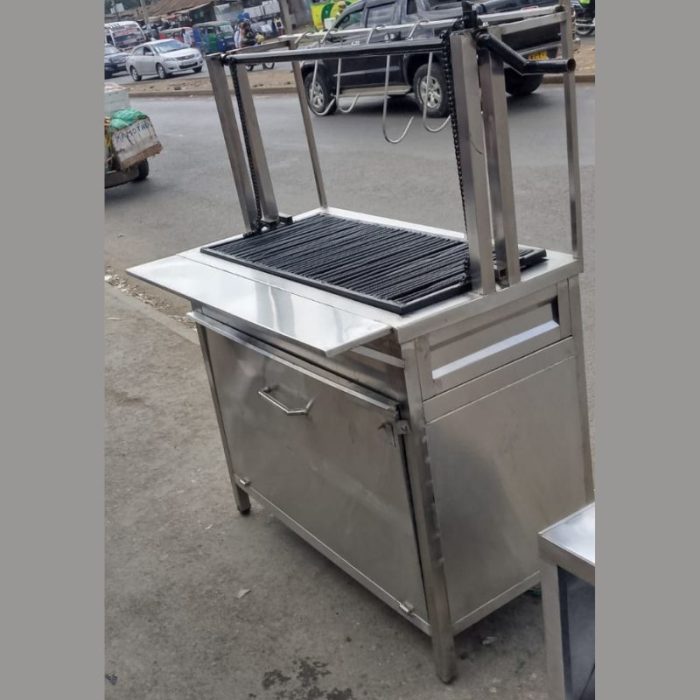 Stainless steel meat grill with Cabinet 65000.jpg