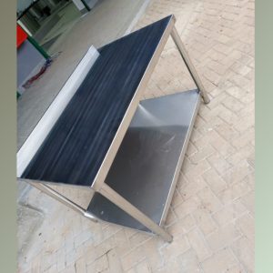 4ft table stainless